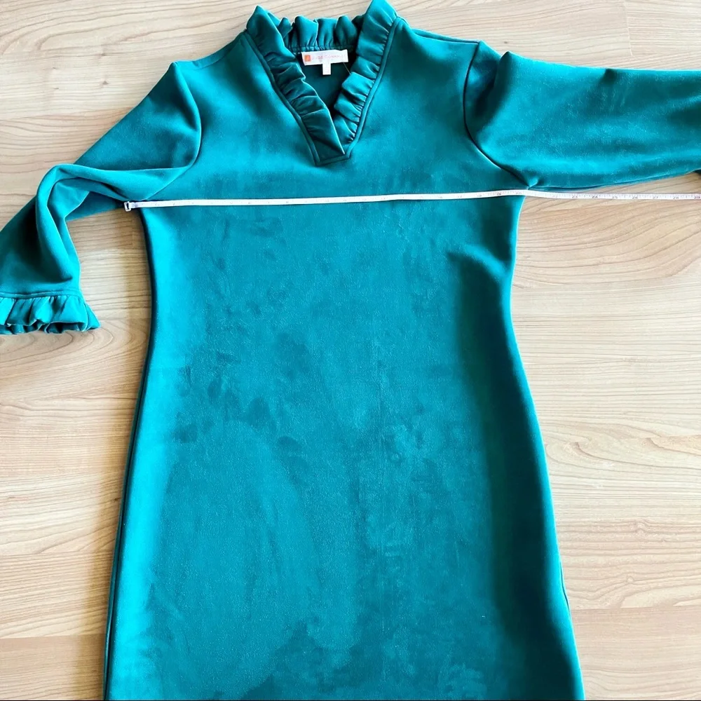 Jude Connally Aqua Long Sleeve Dress - Picture 10 of 15